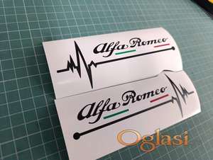 Alfa Romeo otkucaji nalepnice za auto